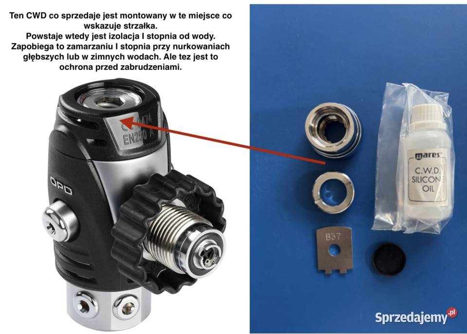 Izolacja na zimne wody Mares CWD Dry do 82X Sporty wodne