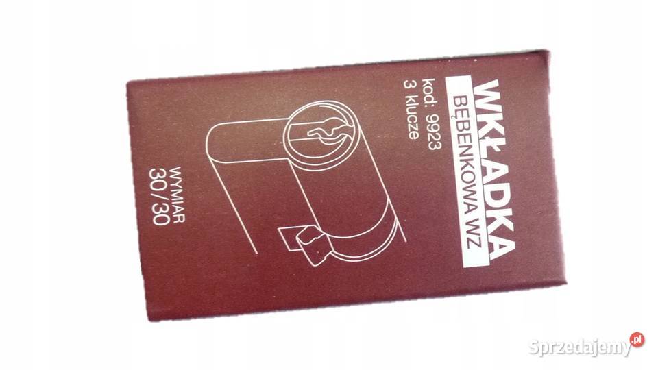 wkładka 3030 dwustronna z 3 kluczami mosiądz GJM Targanice