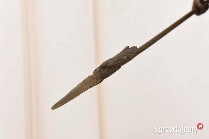 Indianin Z Włócznią Apacz Western Figura Rzeźba Kraków