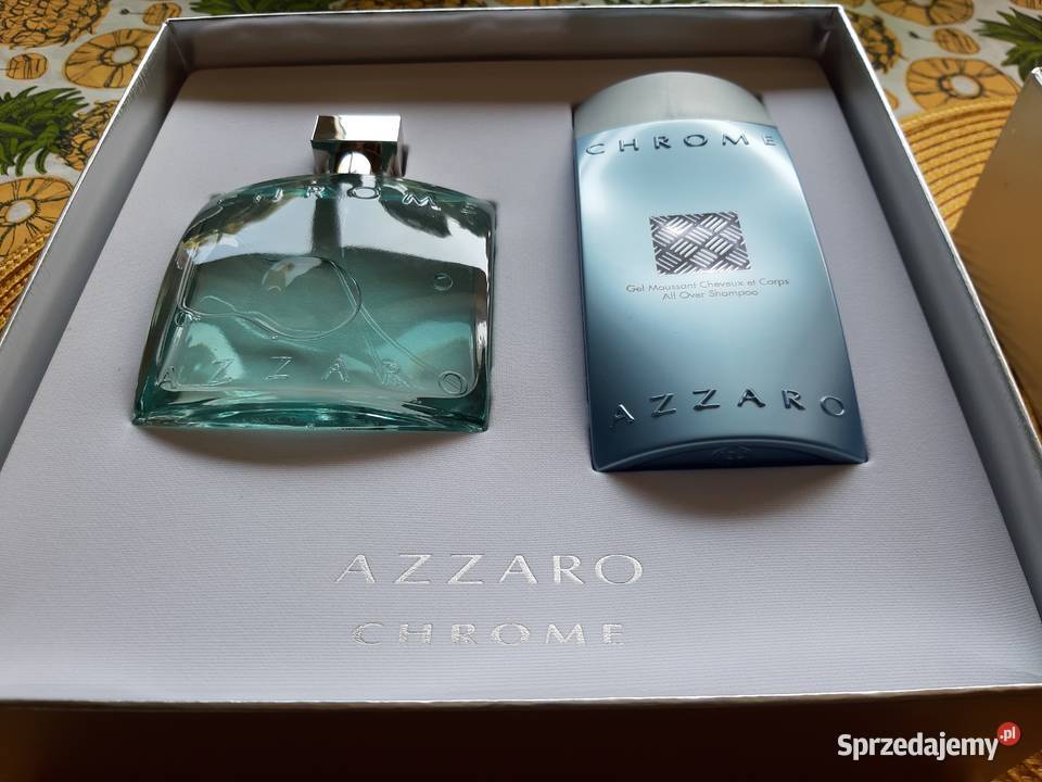 Azzaro Chrome perfumy 100ml szamponźle 200ml 100 Azzaro Podkowa Leśna
