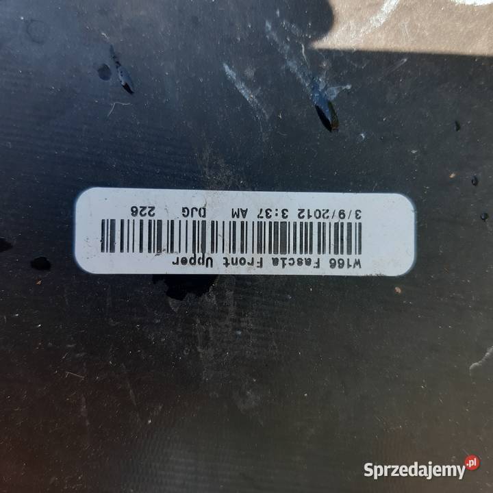 Zderzak przedni Mercedes W166 Bystrzyca Kłodzka