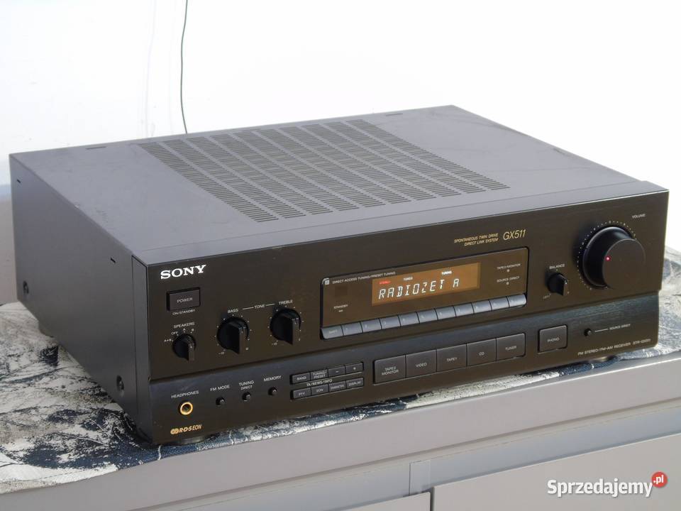 Amplituner Sony STRGX511 RDS mocny i sprawny Jasło