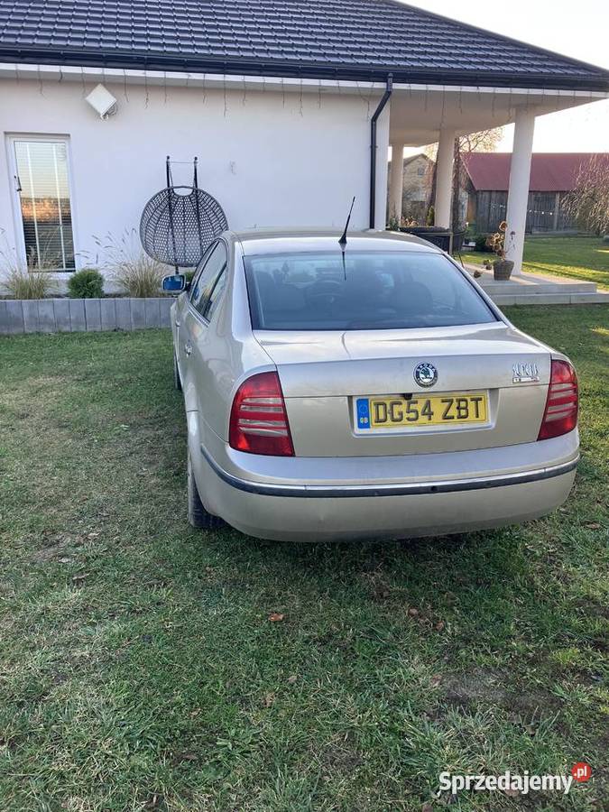 Skoda Superb 19 2005 Anglik bogtata wersja niski Ciechanów