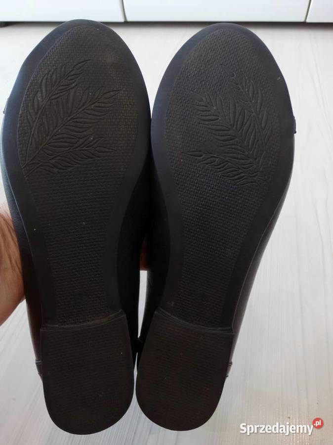 Buty Skórzane Skóra Naturalna Półbuty Baleriny Łomża