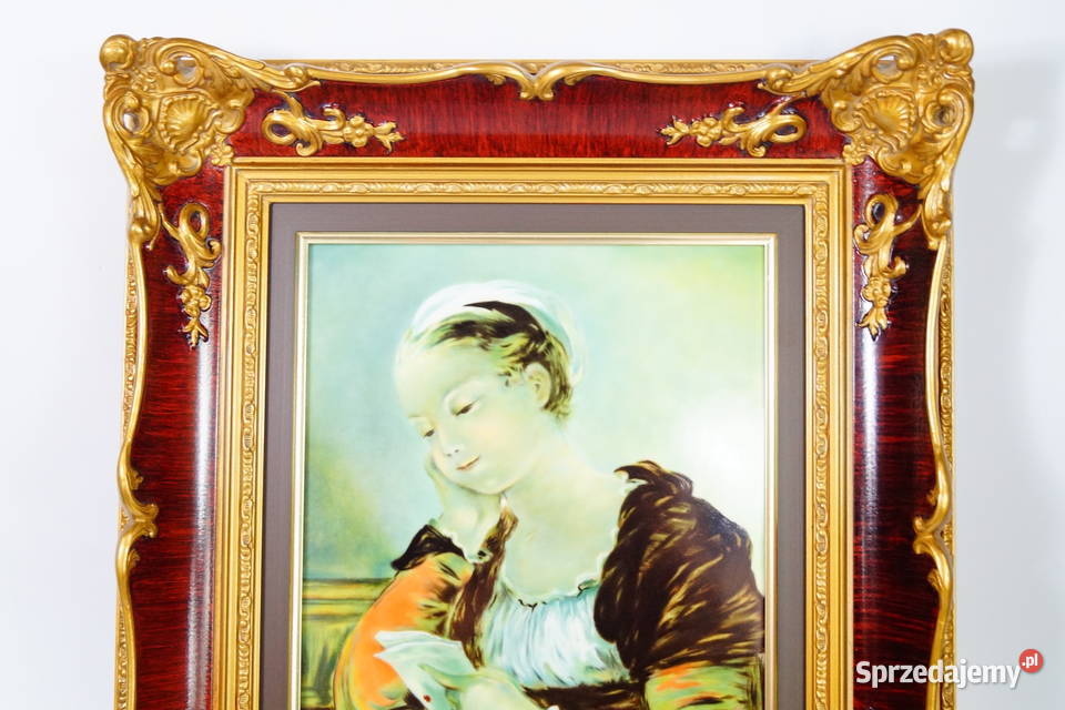 Rosenthal obraz na porcelanie List Fragonard Gizałki