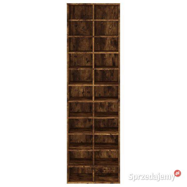 vidaXL Stojak na buty przydymiony dąb 54x34x183