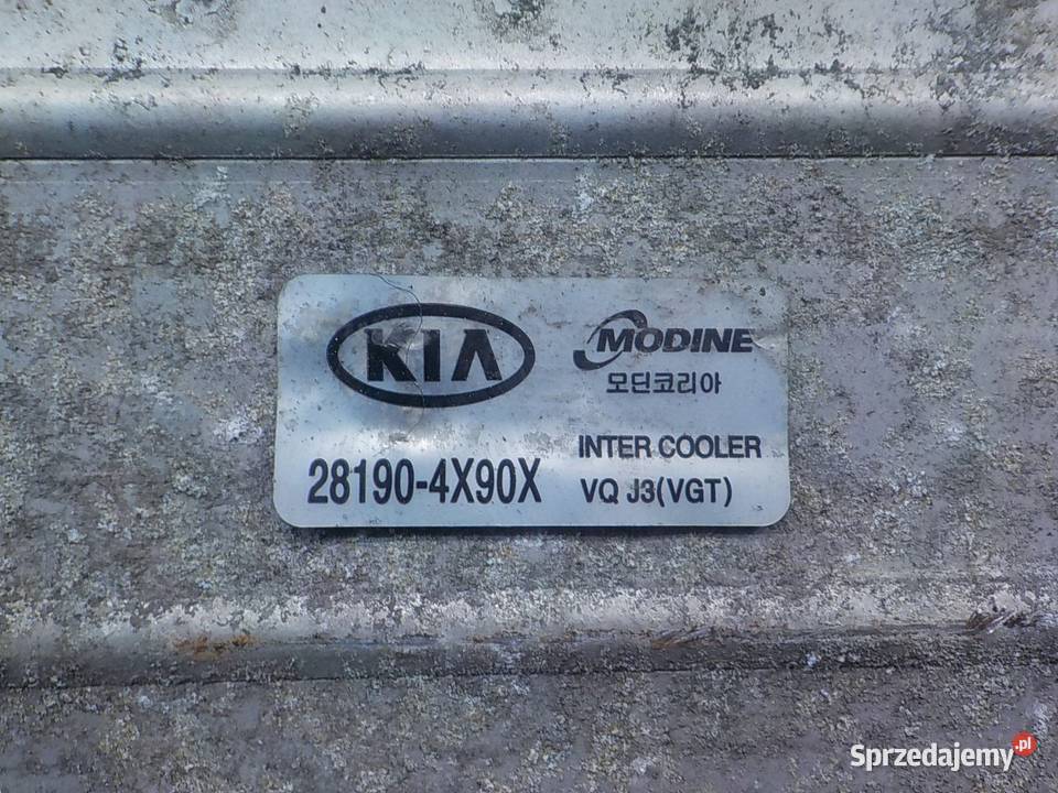 KIA CARNIVAL II 29 CRDI 08r 5D intercooler Suków