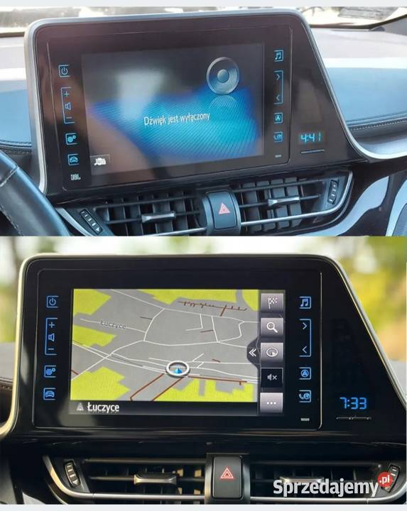 Mapa Europy Toyota CHR AURIS AVENSIS CAMRY łódzkie Aleksandrów Łódzki