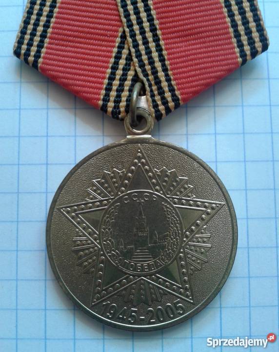 MEDAL 60LECIA ZWYCIĘSTWA W WIELKIEJ WOJNIE Kolekcje Piszczac