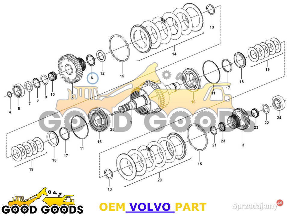 VOLVO ŁOŻYSKO IGIEŁKOWE 184347 Władysławów