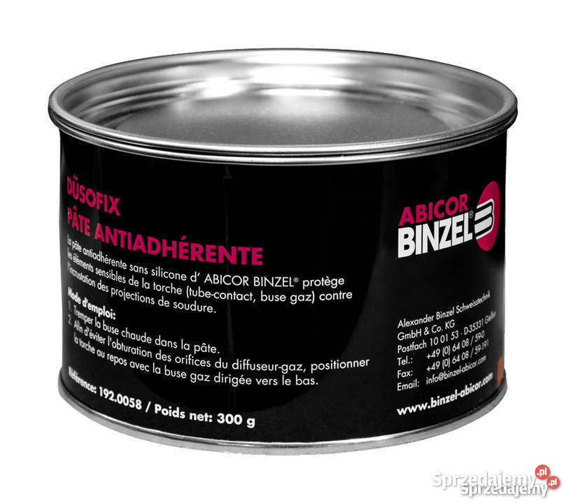 PASTA ANTYODPRYSKOWA ABICOR BINZEL 300G Gniezno sprzedam