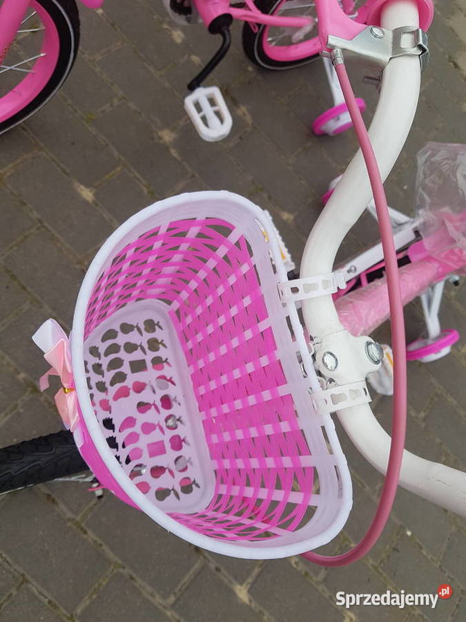 Rower rowerek dziecięcy 16 różowy fotelik lali Głogowa