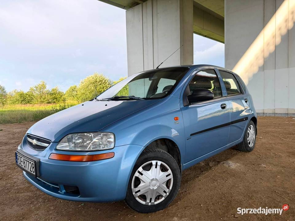 Chevrolet Aveo 12 NISKI PRZEBIEG 2005r Pierwszy Aveo Dębica sprzedam