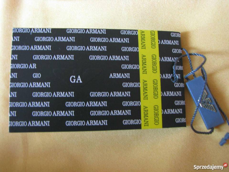 Giorgio Armani skórzany pasek klamra automat Gubin