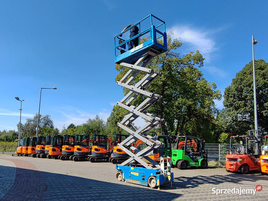 zwyżka robocza podnośnik nożycowy Genie GS3232 Kęty