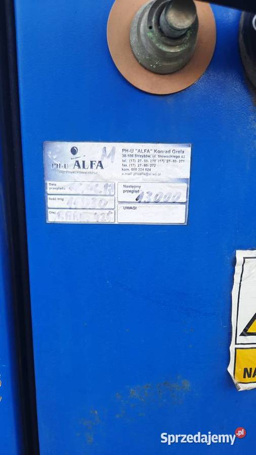 Kompresor Niebieski SCS 2208A sprężarka śrubowa Pozostałe Dębica sprzedam