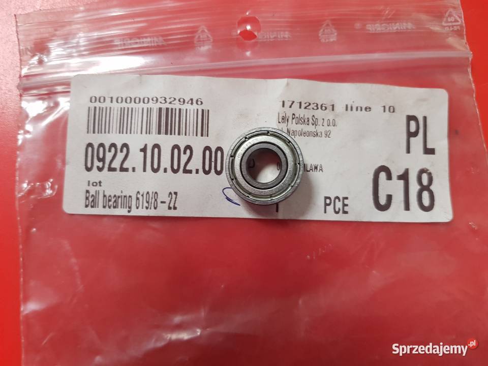 Łożysko 0922100200 Lely Welger Sulechów