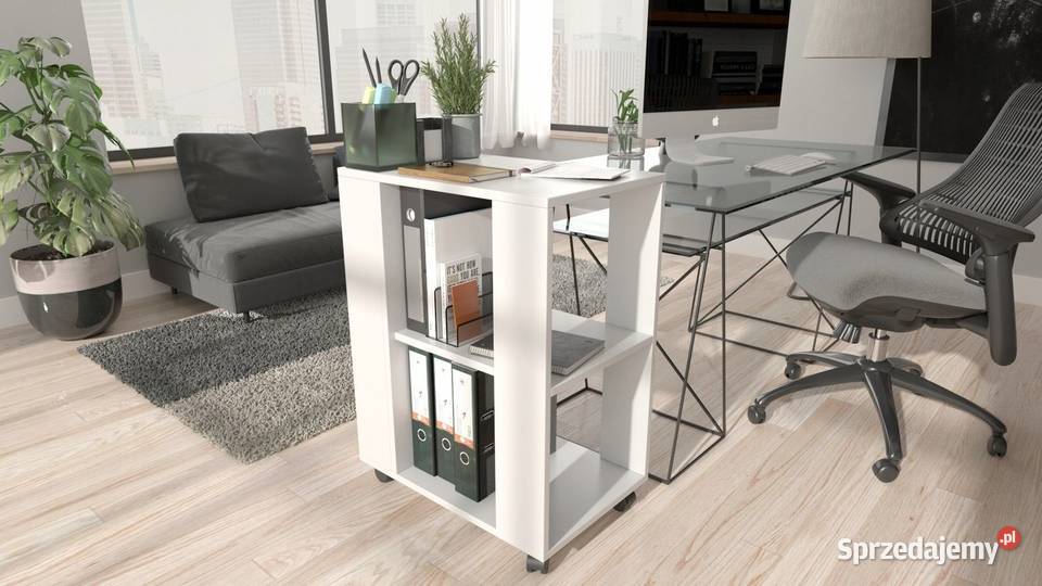 Stolik pomocniczy kontenerek Nowość Biały łódzkie Łódź