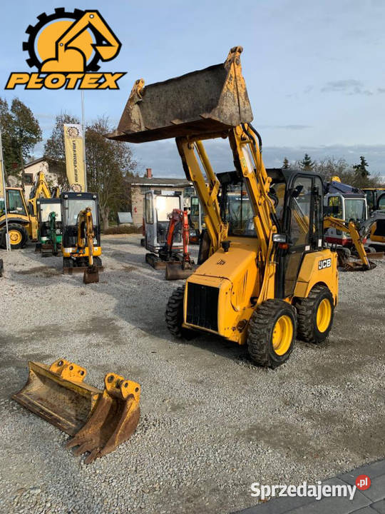 Mini KoparkoŁadowarka JCB 1CX BRUTTO dużo łyżek Złoczew