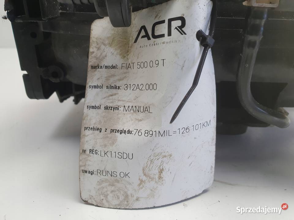 Fiat 500 09 T turbo KOLEKTOR SSĄCY 2299382 Chełm sprzedam