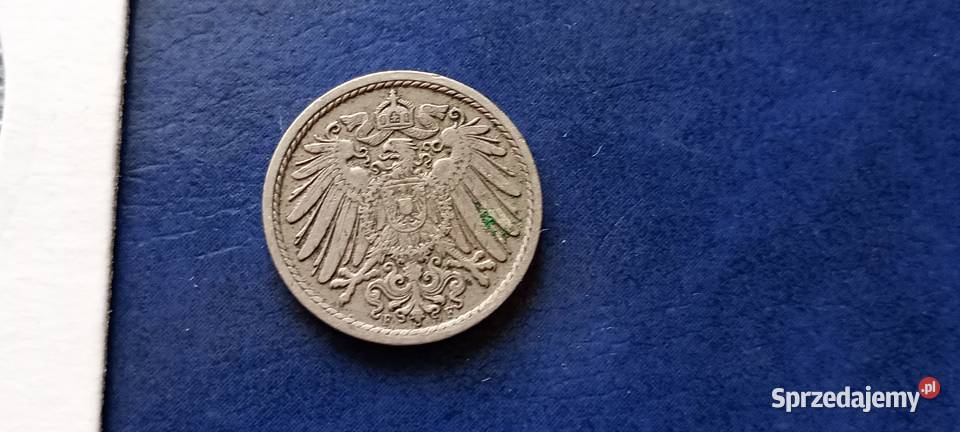 Stare monety 5 fenig 1908 F NIemcy podkarpackie Lesko sprzedam