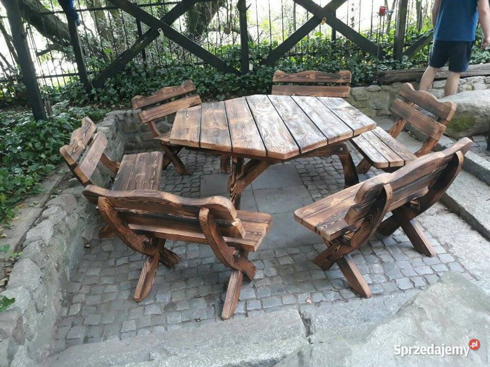 Meble ogrodowe restauracje knajpy itp producent drewno Wrocław