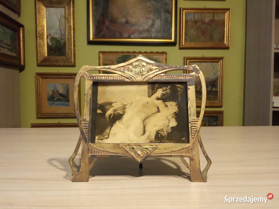 Secesja piękna ramka na fotografie 10 Kraków