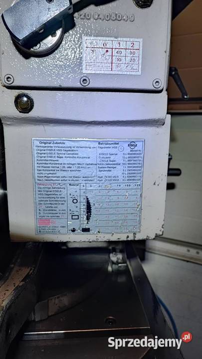 Piła tarczowa do metalu Eisele VMS 350PV Sucha Beskidzka sprzedam