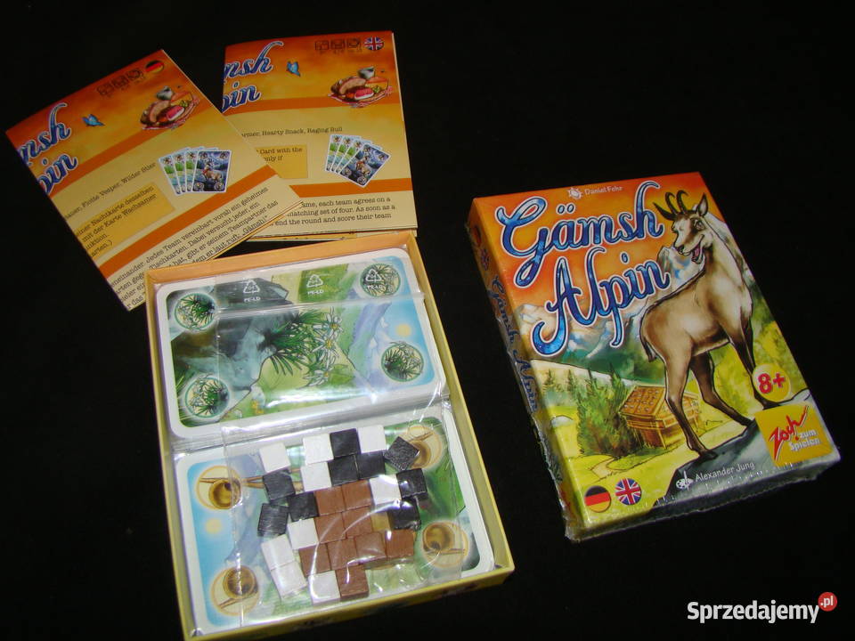 Gamsh Alpin gra planszowa karciana Gmsh Alpin karciane Gdynia