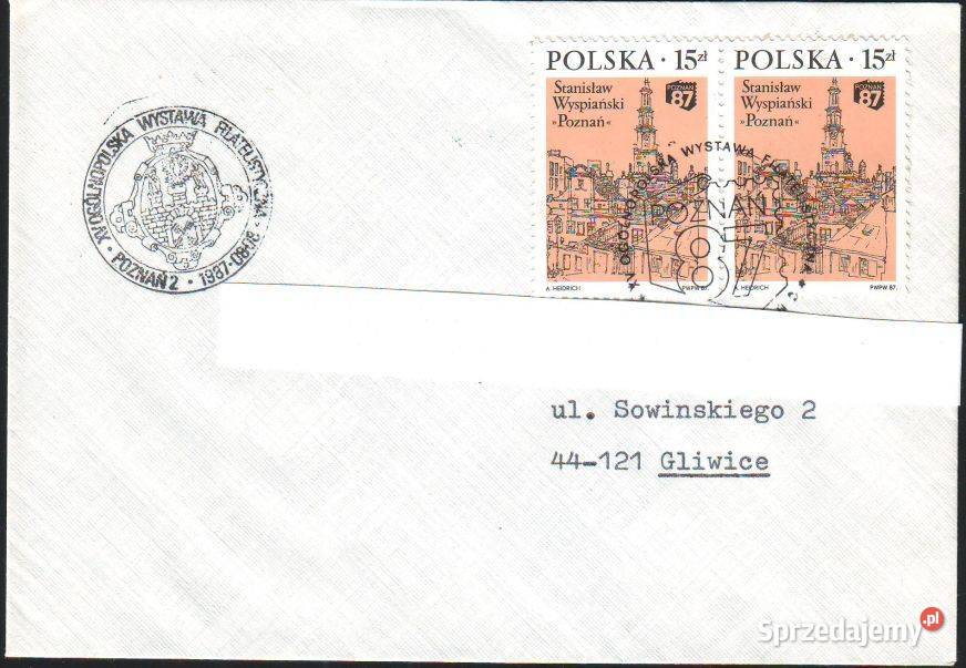 KopOkol XV Ogólnop Wyst Filatel 1987 Gliwice