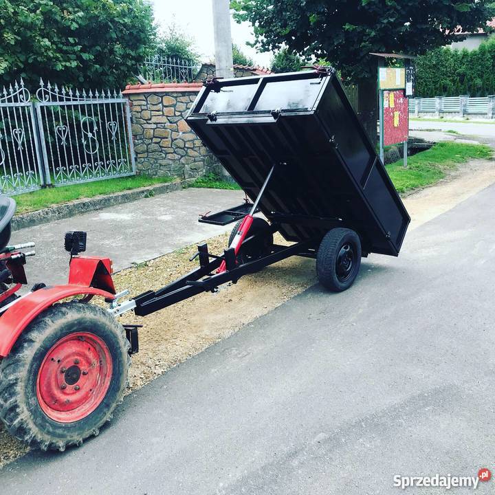 Przyczepa ogrodowa płaskie dno kiprowana nieuszkodzony Olkusz