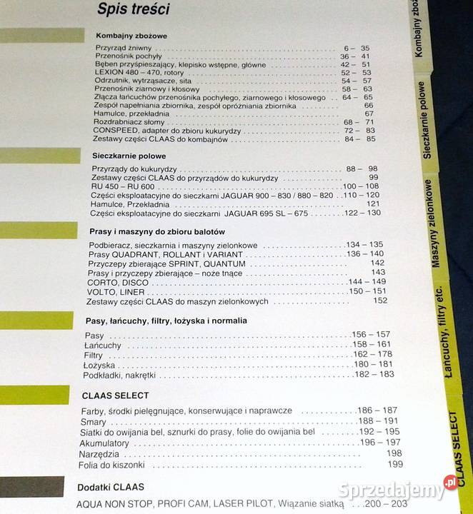 CLAAS Części zamienne Orginal miękka