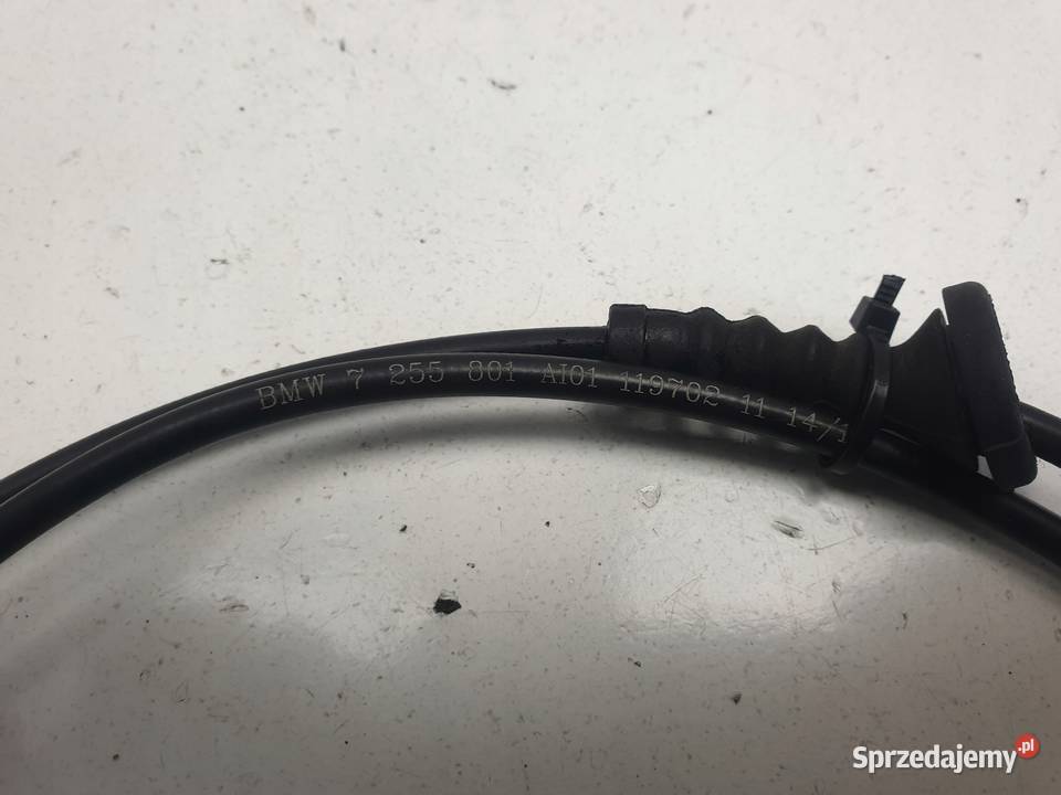 BMW F01 02 LINKA OTWIERANIA MASKI Cięgno 7255801
