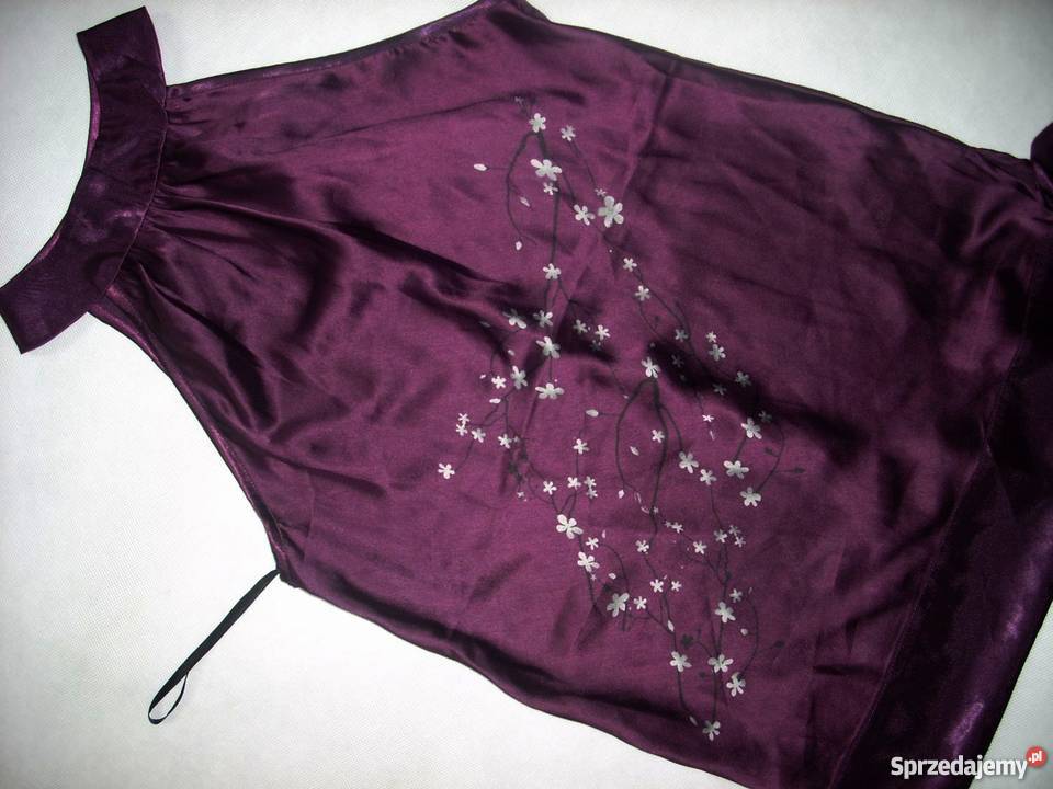 Vero Moda Bluzka elegancka Satyna Nadruk 36 38 Vero Moda Nowy Sącz