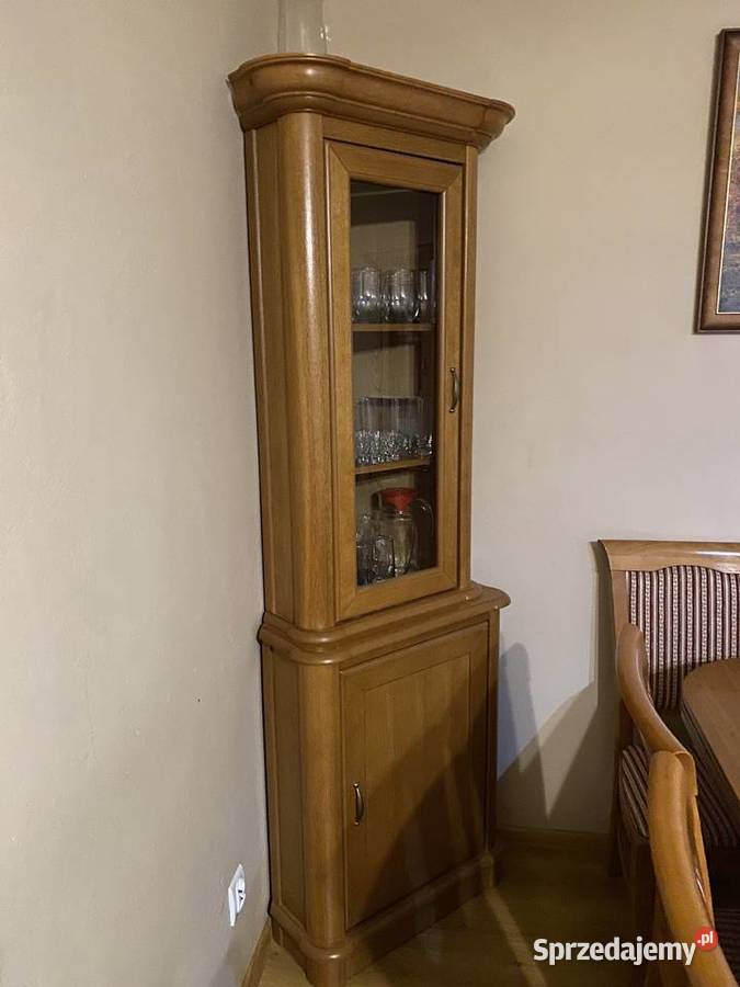 Meble drewniane stół krzesła witryna podkarpackie Niebocko