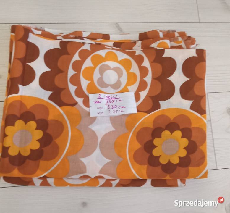 Materiał zasłonowy z czasów PRL Mysłowice