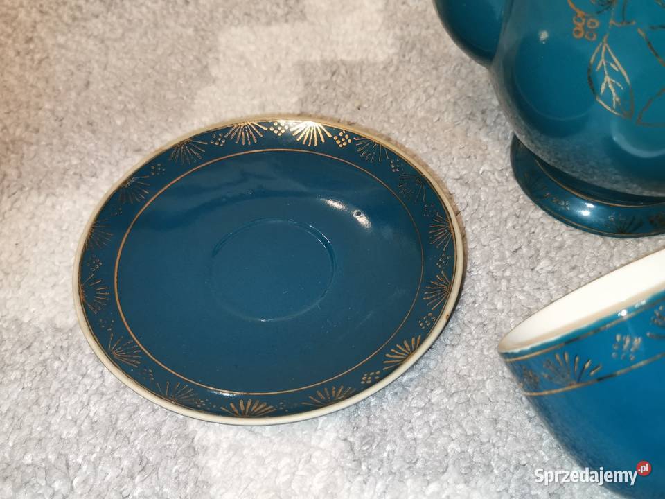 Zestaw Porcelany kawowy herbaciany D P R K Piastów