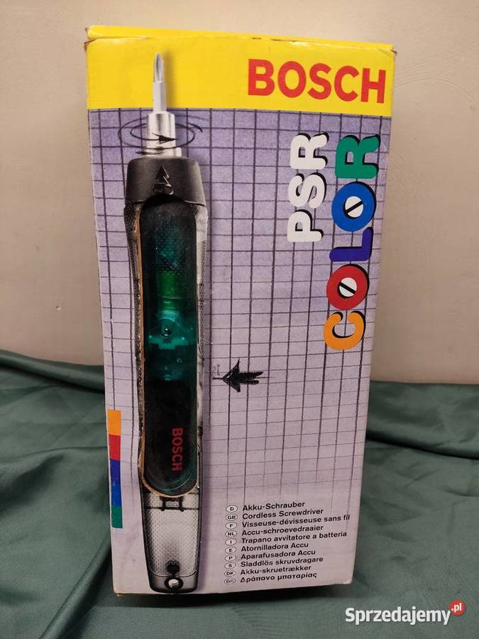 Wkrętarka akumulatorowa Bosch PSR Color Głuchołazy sprzedam