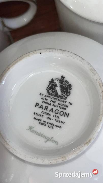 Talerzyk Kensington Royal Albert Paragon Made in Porcelana i szkło