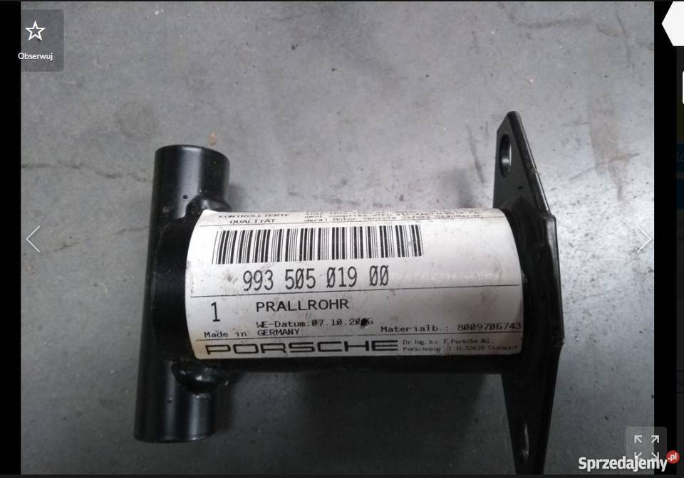 Uchwyt mocowania belki aluminiowej Porsche 964 Pozostałe Pilzno