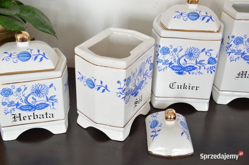 piękne pojemniki na przyprawy ceramika Chodzież Jastrzębie-Zdrój sprzedam