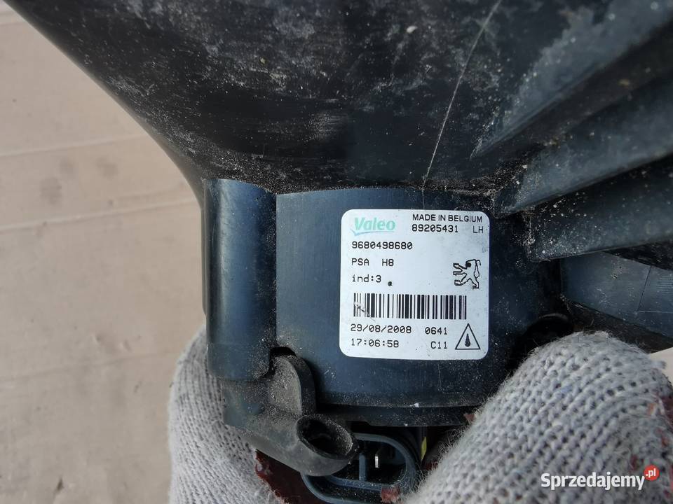 Halogen peugeot 308 t7 0711 prawy lewy Międzychód sprzedam