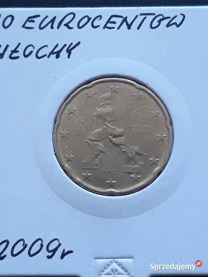 20 Eurocentów Włochy 2009 r Konin