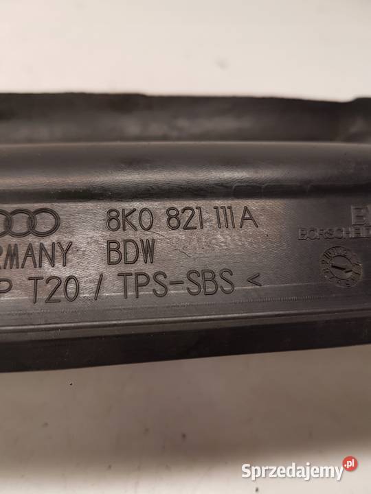 WYGŁUSZENIE BŁOTNIKA LEWE AUDI A4 B8 8K0821111A śląskie Przystajń
