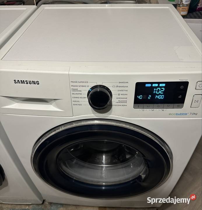 Pralka Samsung Zakręcie
