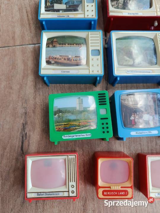 Zabawki szmini telewizorki Plastiskop Niemieckie Choszczno