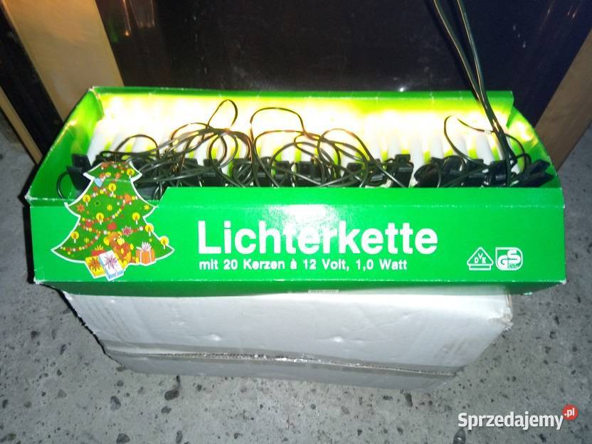 Lampki choinkowe w starym stylu Pozostałe Kobylnica sprzedam