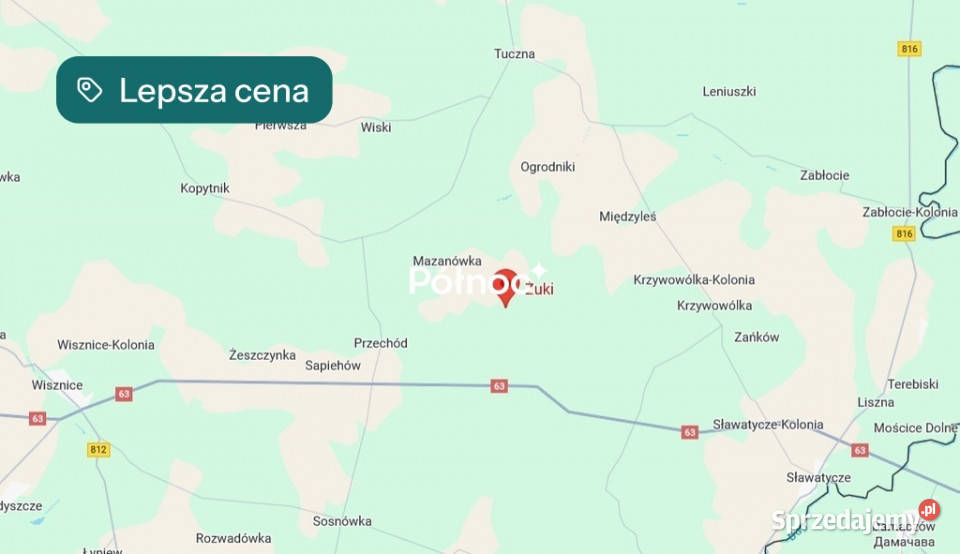 Działka pod zabudowę w Żukach gm Tuczna 4591m2 Grunty i działki Żuki