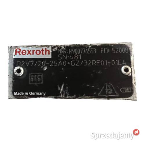 REXROTH P2V7 20 25A0 GZ 32RE01 01E4 Pompa wielkopolskie