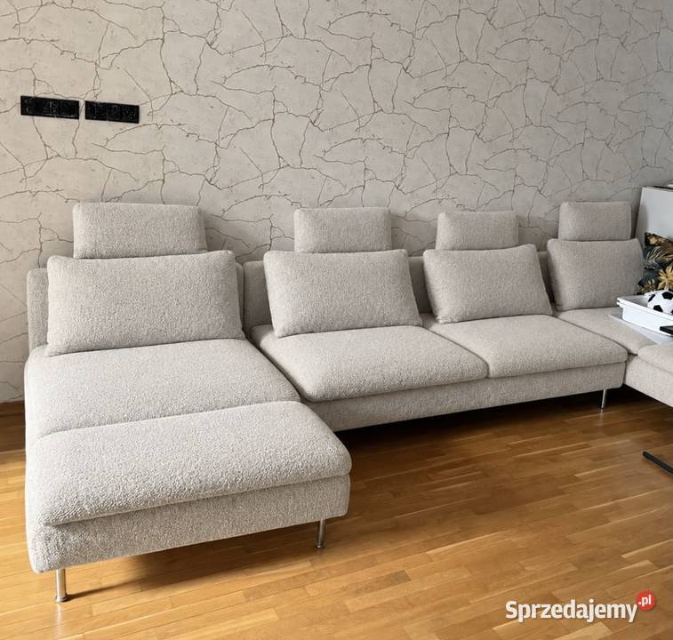 Sofa Soderhamn Ikea 4 osobowa Skrzynki